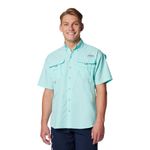 Columbia PFG Bahama II Short Sleeve Shirt - Men's Gulf Stream