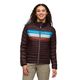 Cotopaxi Fuego Down Jacket - Women's Coffee Stripes