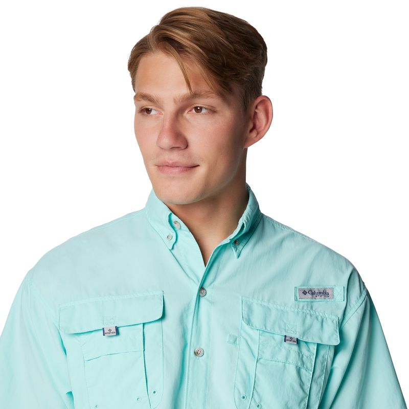 Columbia PFG Bahama II Short Sleeve Shirt - Men's Gulf Stream