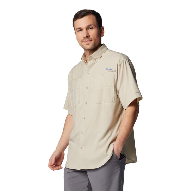 Columbia-Tamiami-II-Short-Sleeve-Shirt---Men-s-Fossil
