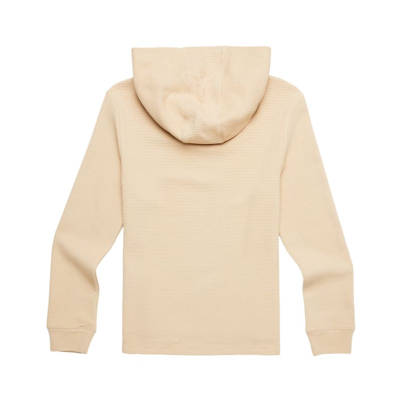 COTOPA-W-ATAJO-LS-WAFFLE-HOODIE-Oatmeal