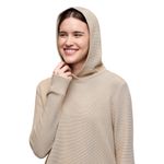 COTOPA-W-ATAJO-LS-WAFFLE-HOODIE-Oatmeal