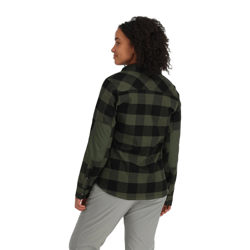 Simms-Guide-Flannel---Women-s-Loden-Buffalo-Check