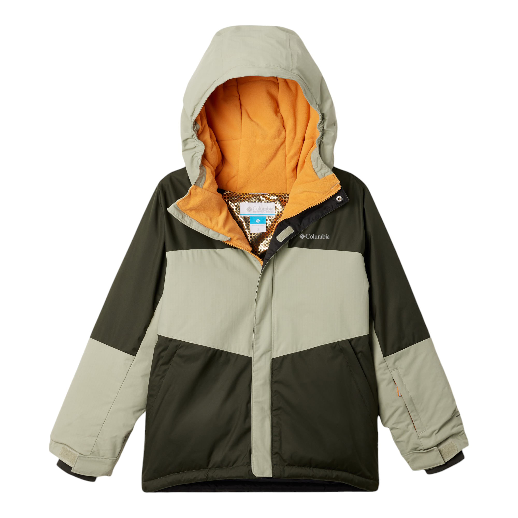 Columbia Mighty Mogul III Jacket Boys Greenscape Safari L