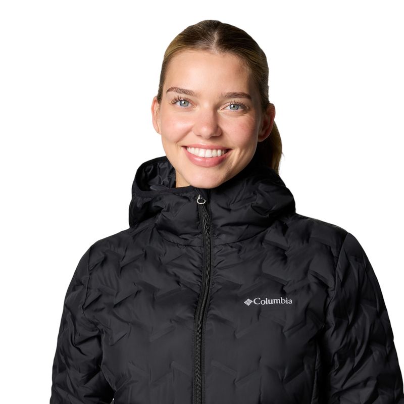 COLUMS-W-S-DELTA-RIDGE-II-DOWN-HOODED-JKT-Black
