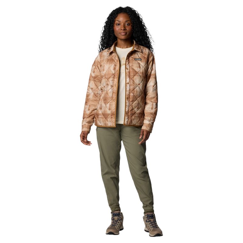 COLUMS-W-S-LONGHORN-RIDGE-SHIRT-JKT-Camel-Brown