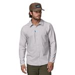 Patagonia River Rambler Hybrid Sun Hoody - Men's Crisp Grey