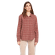Volcom Plaid To Meet U 2 Long Sleeve Top CHESTNUT BROWN