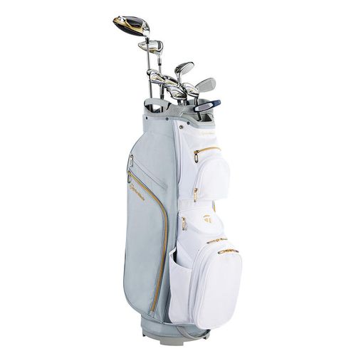 TaylorMade Kalea Gold Complete Club Set with Golf Bag