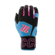 Marucci Blacksmith Full Wrap Batting Glove Black / Columbia Blue