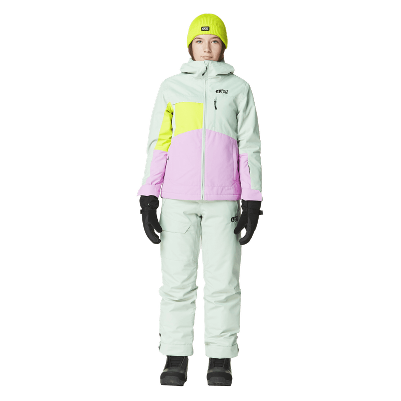 Picture-Kamelya-Snow-Jacket---Girls--Silt-Green-Orchid-Acid