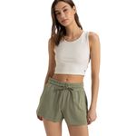 Roxy Surfing By Moonlight Elastic Waist Shorts - Women's Oil Green