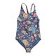 Roxy Baja Baby One-Piece Swimsuit - Girls' Bijou Blue Baja Baby