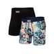 Saxx Ultra Boxer - Men's (2 Pack) Mr. Phil O. Dendren / Black