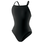 Speedo-Flyback-Training-Suit---Girls--Black---Black