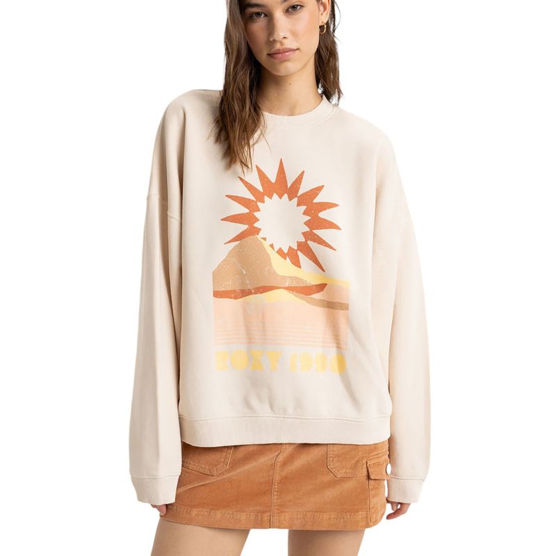 Roxy-Lineup-Oversized-Sweatshirt---Women-s-Parchment