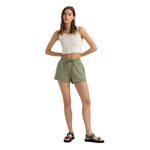 Roxy Surfing By Moonlight Elastic Waist Shorts - Women's Oil Green