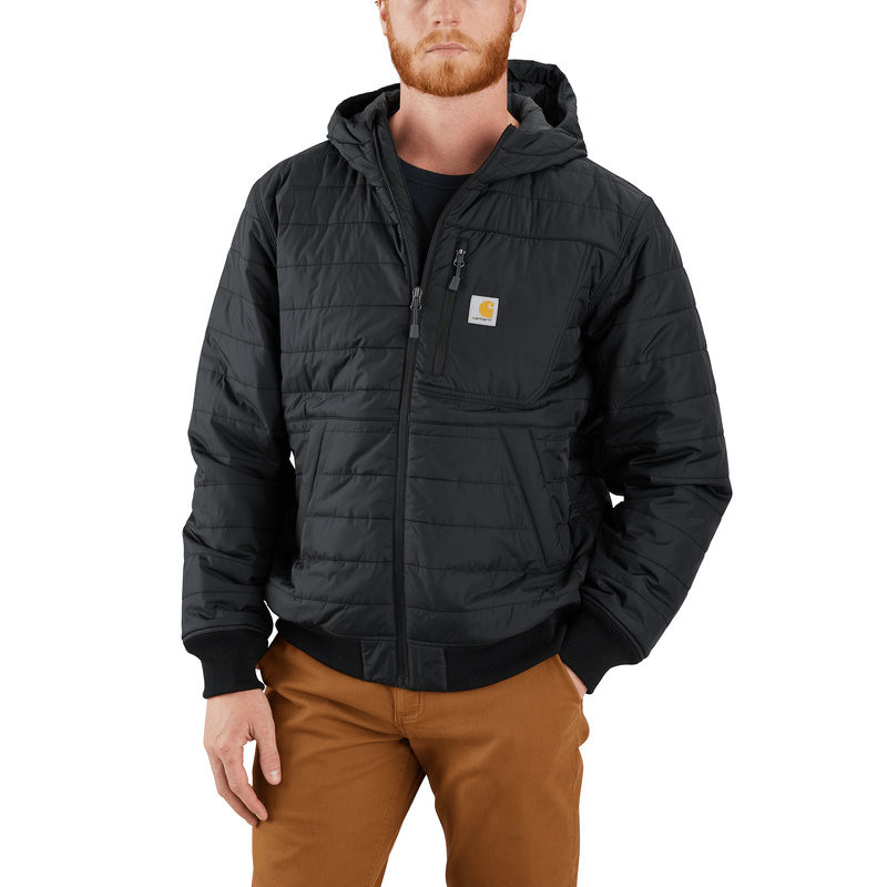 Carhartt-Rain-Defender-Relaxed-Fit-Lightweight-Insulated-Hooded-Jacket---Men-s-Black