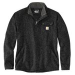 Carhartt-Relaxed-Fit-Midweight-Quarter-zip-Pocket-Sweater-Fleece---Men-s-Black