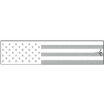 Whitewater-Archery-American-Flag-Reflective-Arrow-Wrap-White