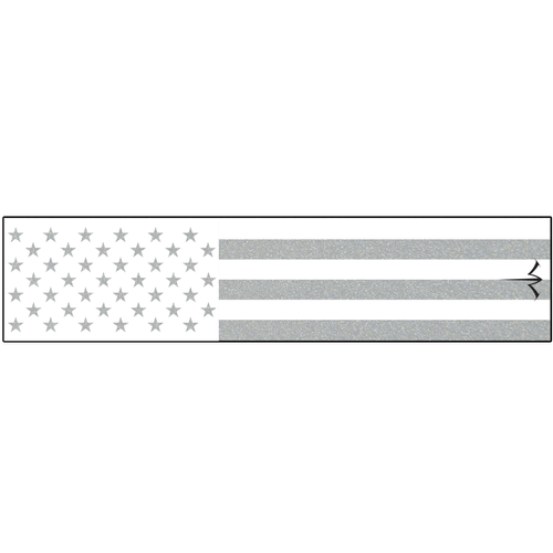 White Water Archery American Flag Reflective Arrow Wrap