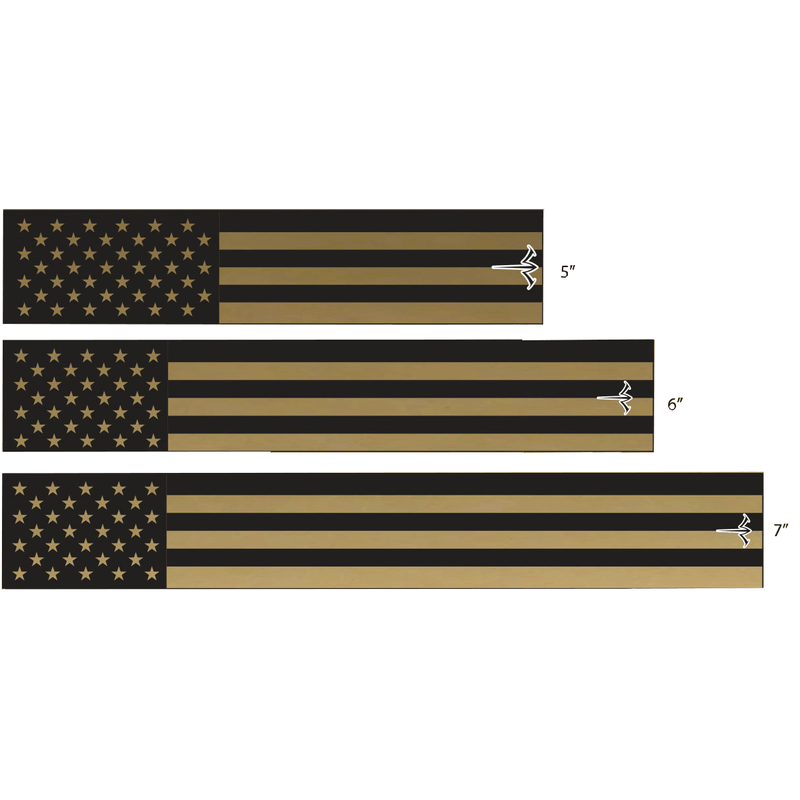 Whitewater-Archery-Metallic-Gold-Background-American-Flag-Arrow-Wrap-Metalic-Gold