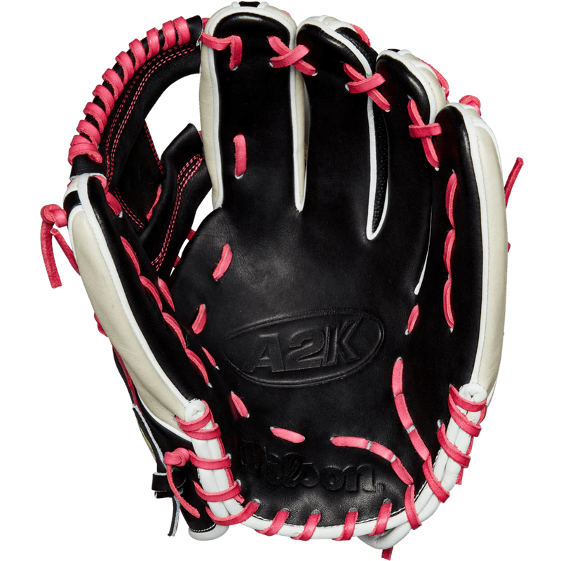 Wilson-A2K-Baseball-Glove-Of-The-Month-June-2024-Black---Silver---Flamingo-Pink