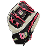 Wilson-A2K-Baseball-Glove-Of-The-Month-June-2024-Black---Silver---Flamingo-Pink