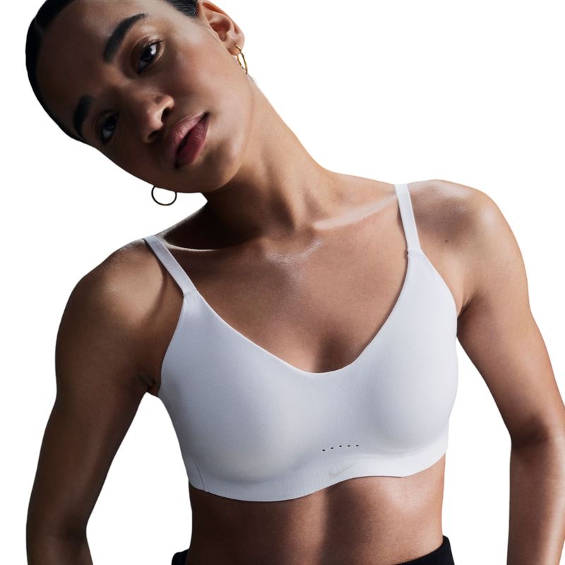 Nike Alate Minimalist Light-support Padded Convertible Sports Bra - Women's White / Cool Grey