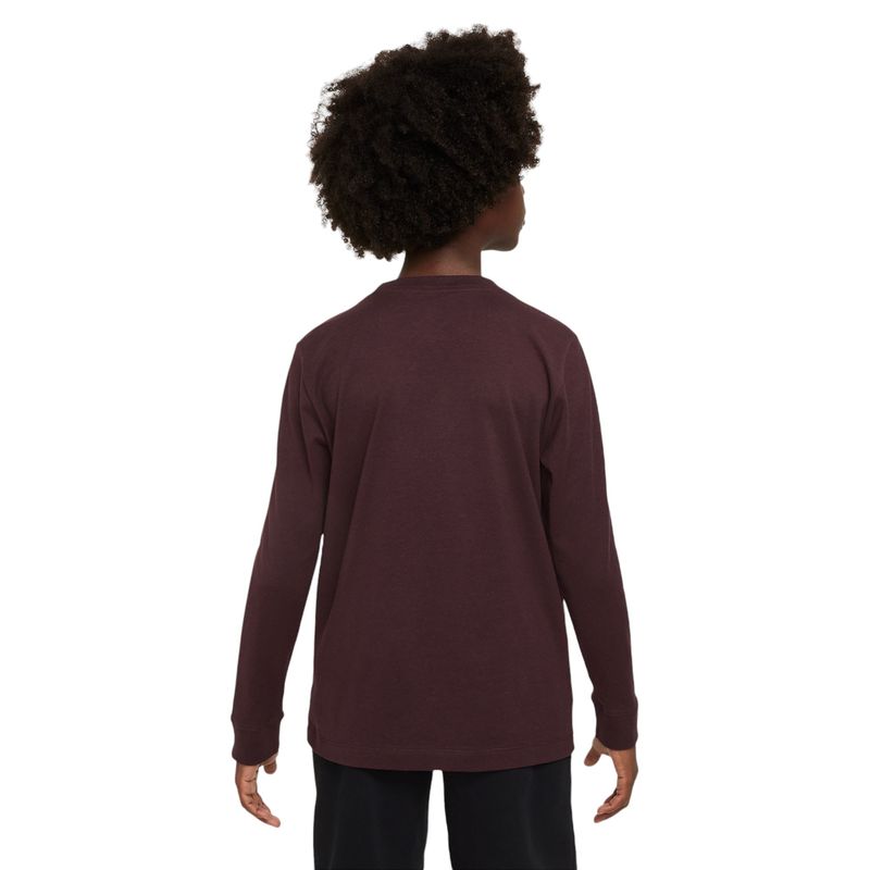 Nike-Big-Kids--Long-Sleeve-Shirt---Youth-Burgundy-Crush