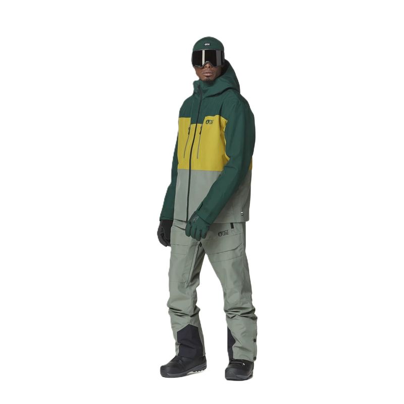 Picture-Object-Snow-Jacket---Men-s-Ponderosa-Pine-Golden-Laurel-Wreath