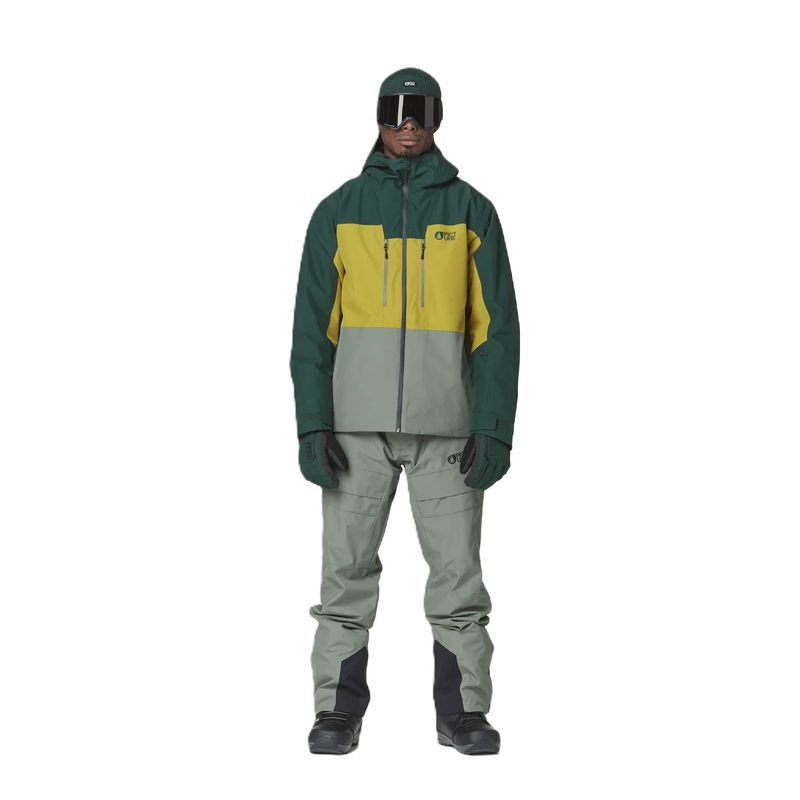 Picture-Object-Snow-Jacket---Men-s-Ponderosa-Pine-Golden-Laurel-Wreath