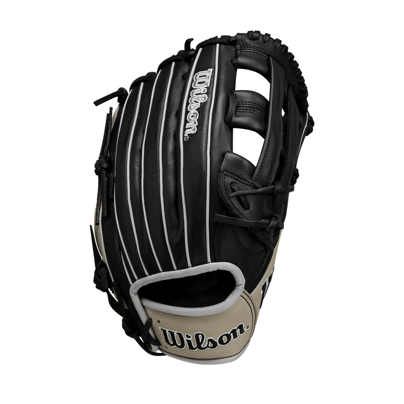 Wilson-A1000-1750-12.5”-Outfield-Baseball-Glove-Fall-2024-Black---Grey---White