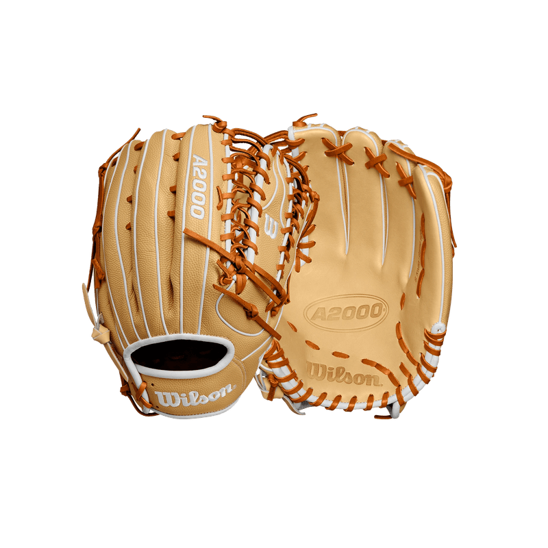 Wilson-Steven-Kwan-A2000-SK38-GM-Outfield-Baseball-Glove-Fall-2024-Blonde---Blonde-SuperSkin---Saddle-Tan---White