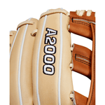 Wilson-A2000-Fastpitch-Infield-Glove-Blonde---Saddle-Tan---White