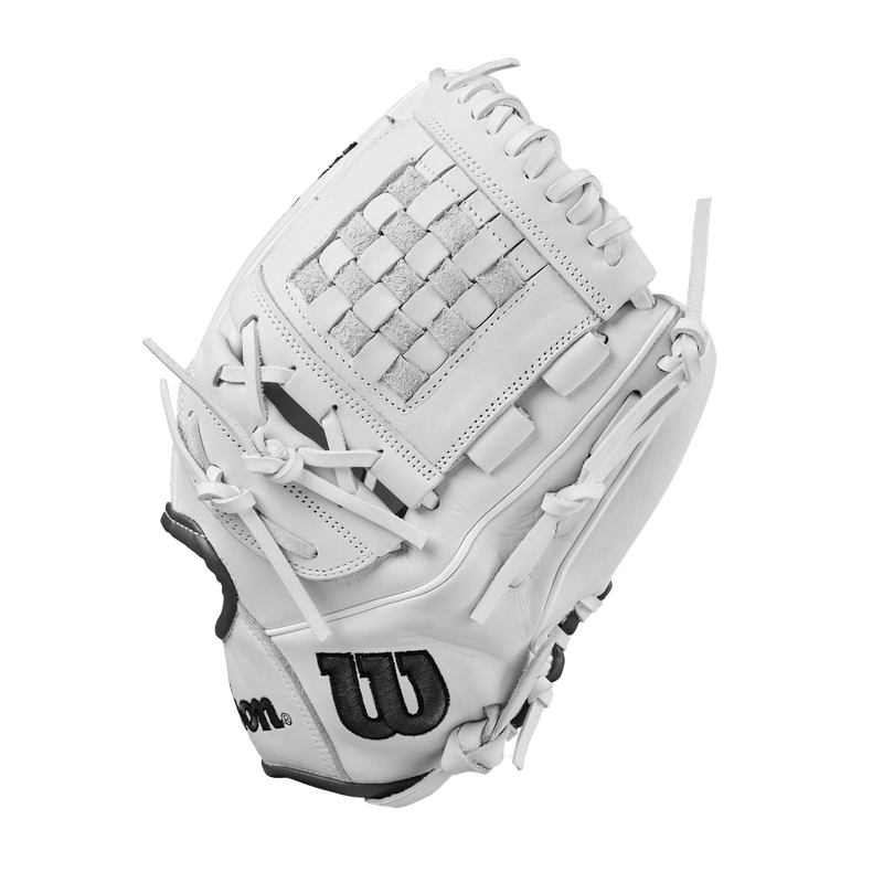 Wilson-A1000-P12-Pitcher’s-Fastpitch-Softball-Glove-Steeled-Grey---White---Black