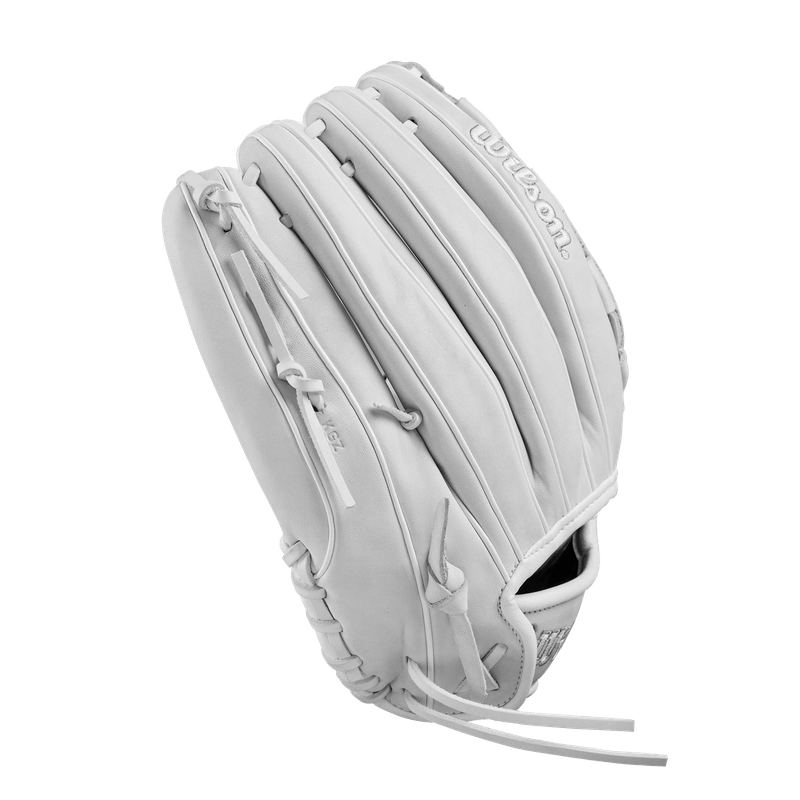 Wilson-A1000-V125-12.5”-Outfield-Fastpitch-Softball-Glove-Fall-2024-White---Silver