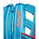 Wilson-A2000®-1785-11.75”-Infield-Baseball-Glove-Fall-2024-Tropical-Blue---Flamingo-Pink---Bright-Green