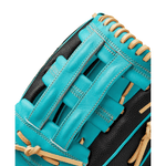 Wilson-A2000-Pf50ss-12.25”-Outfield-Baseball-Glove-Fall-2024-Teal---Black-SuperSkin---Yellow