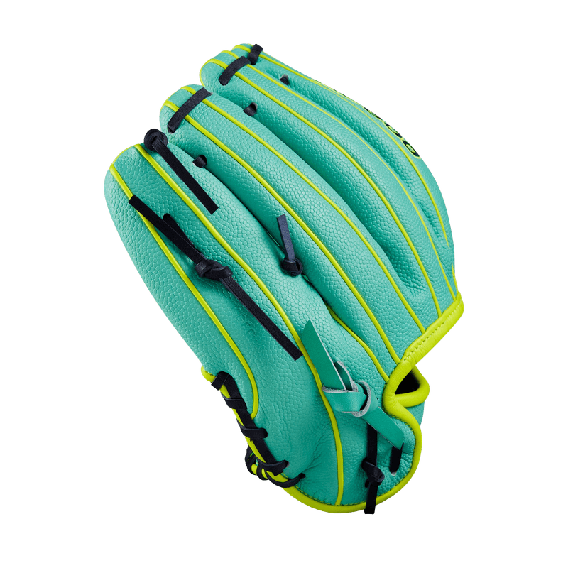 Wilson-Fall-2024-A2000-DP15SS-Infield-Baseball-Glove-Seafoam---Seafoam-SuperSkin---Optic-Yellow