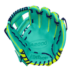 Wilson-Fall-2024-A2000-DP15SS-Infield-Baseball-Glove-Seafoam---Seafoam-SuperSkin---Optic-Yellow