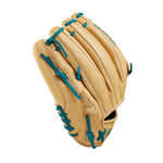 Wilson-A1000-Dw5-12--Infield-Baseball-Glove-Blonde---Teal---Orange