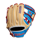 Wilson-A2000-SC1975-Infield-Baseball-Glove-Fall-2024-Blonde---Sky-Blue---Red