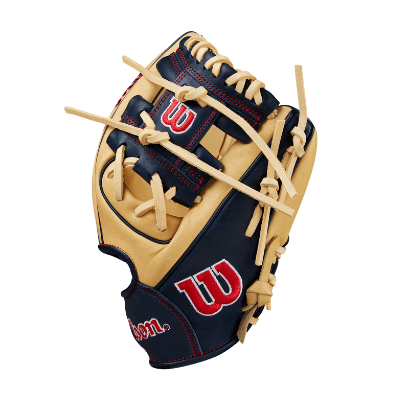 Wilson-A1000-PF11-Glove-2024-Blonde---Navy---Red