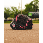 Wilson-Elly-De-La-Cruz-A2000-EDLC44-GM-Infield-Baseball-Glove-Fall-2024-Black---Splatter-SuperSkin---Pink