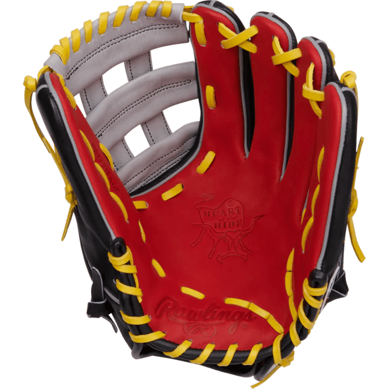 Rawlings-Sporting-Goods-Heart-Of-Hide-RGGC-Glove-August-2024-Black---Red---Grey---Yellow