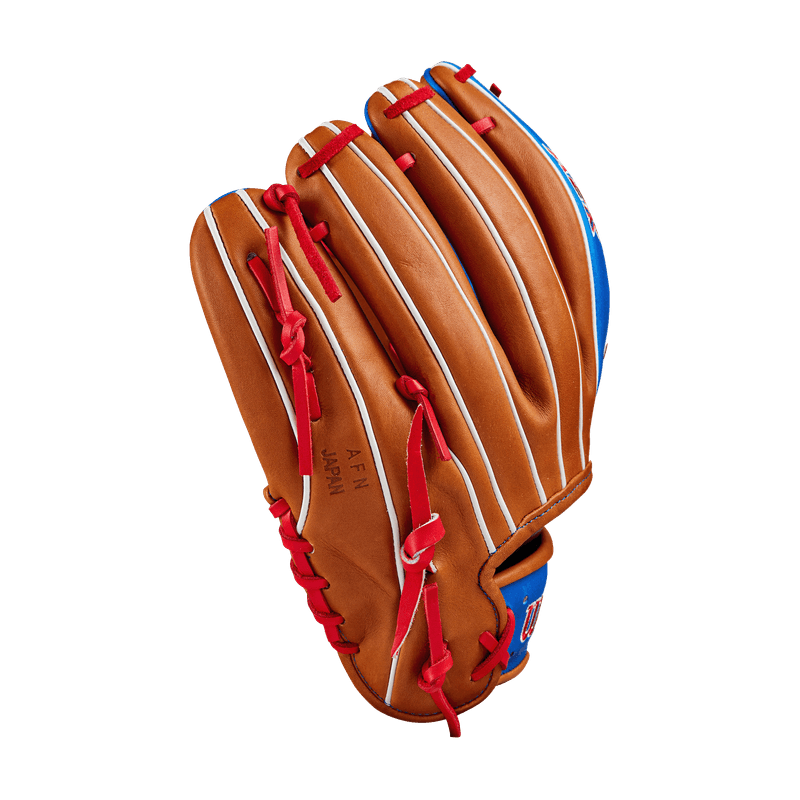 Wilson-Mookie-Betts-A2k-1786-Infield-Baseball-Glove-Fall-2024-Saddle-Tan---Royal---Red---White