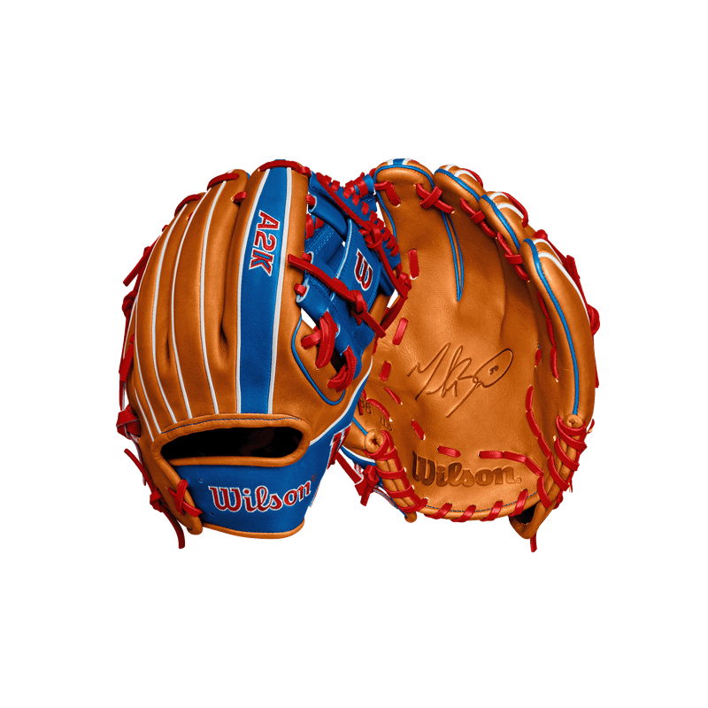 Wilson-Mookie-Betts-A2k-1786-Infield-Baseball-Glove-Fall-2024-Saddle-Tan---Royal---Red---White