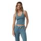 Vuori Halo Performance Crop 2.0 - Women's Smoke Blue Heather