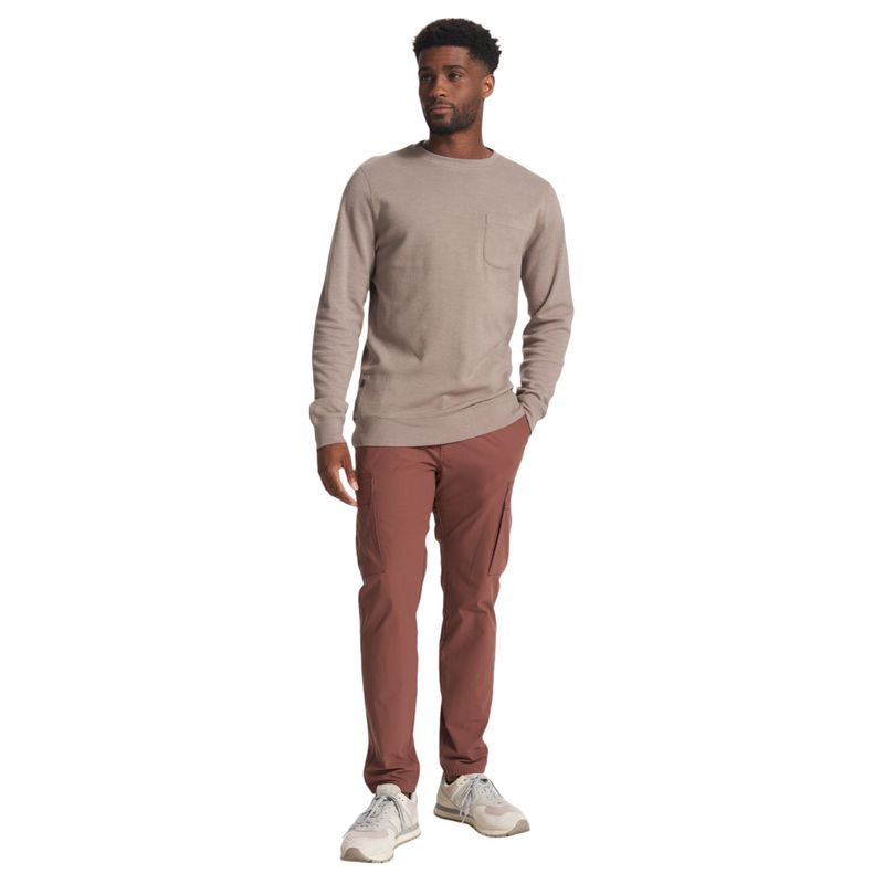 Vuori-Jeffreys-Pullover-Shirt---Men-s-Walnut-Heather